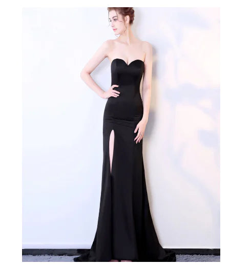 Slit Dress, Slit Maxi Dress, Spaghetti Strap Dress